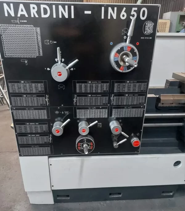 Torno Mecânico Nardini 650 usado - cabeçote