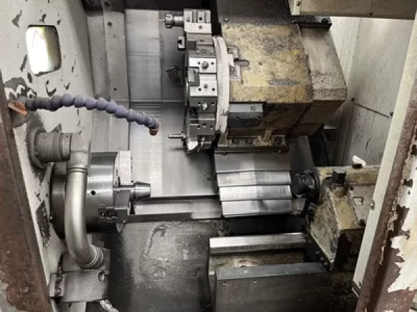 Torno CNC usado Smec DL87 Samsung - torre elétrica