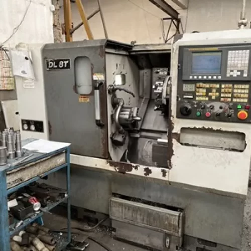 Torno CNC usado Smec DL87 Samsung - frontal