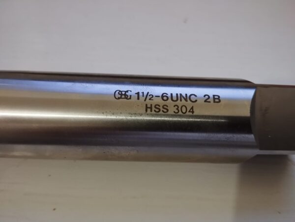 macho maquina marca osg 1.1/2 - 6UNC 2B HSS304 - modelo