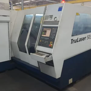Máquina de Corte a Laser TRUMPF 5000 Watts - frontal cabeçote