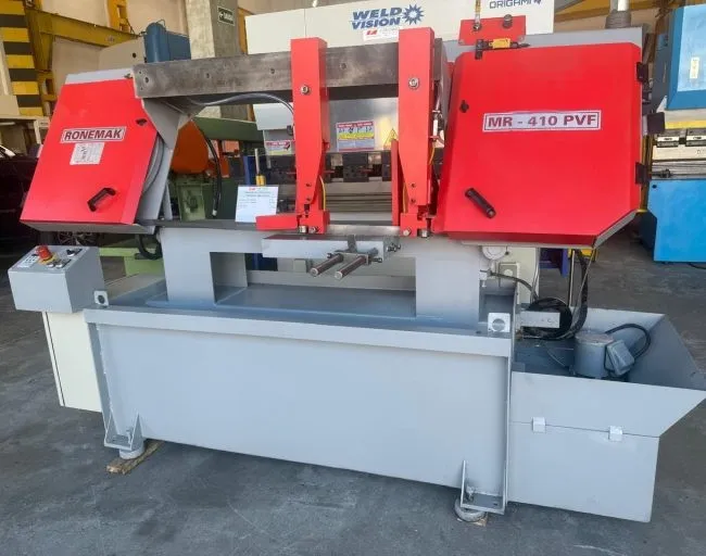 vista frontal - Serra de Fita Horizontal Ronemak MR-410PVF