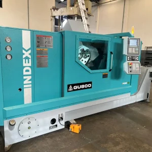 Torno CNC index GU800 usado - vista frontal