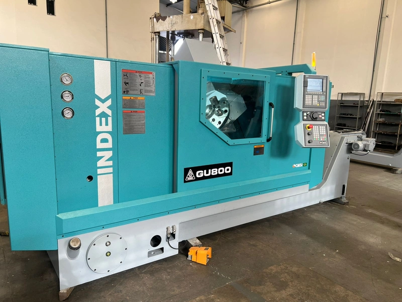 Torno CNC index GU800 usado - vista frontal