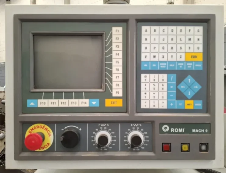 Torno CNC Romi Centur 30D Usado 2001 4 Torno CNC Romi Centur 30D Usado 2001 - comando cnc mach 9