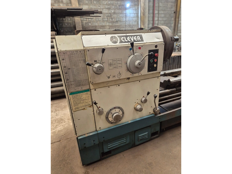 Torno Mecânico CLEVER Usado L-37120P 3 TORNO MECÂNICO CLEVER L-37120P