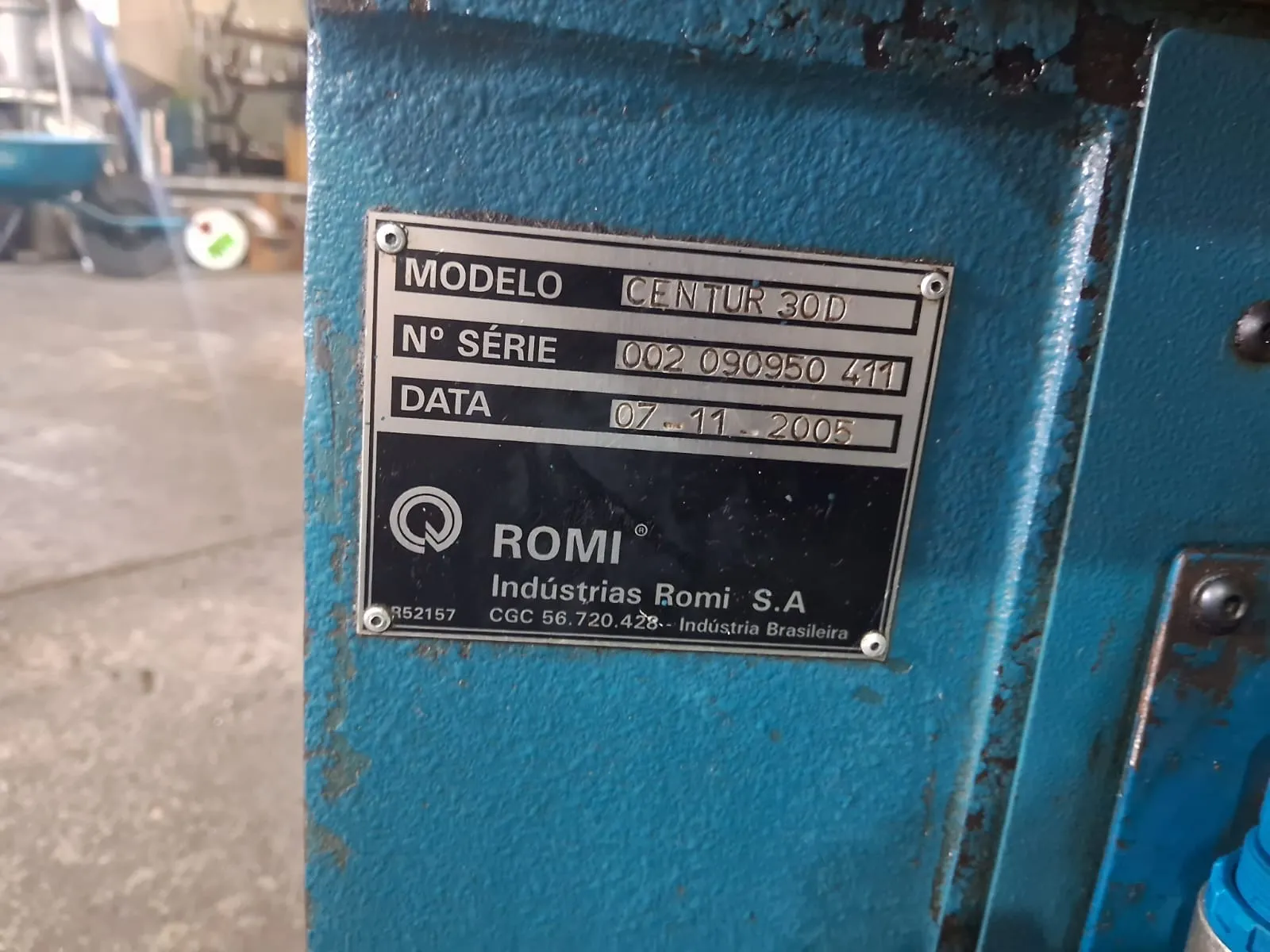 Torno Cnc Romi Centur 30D Mach 9 usada - Imagem 5