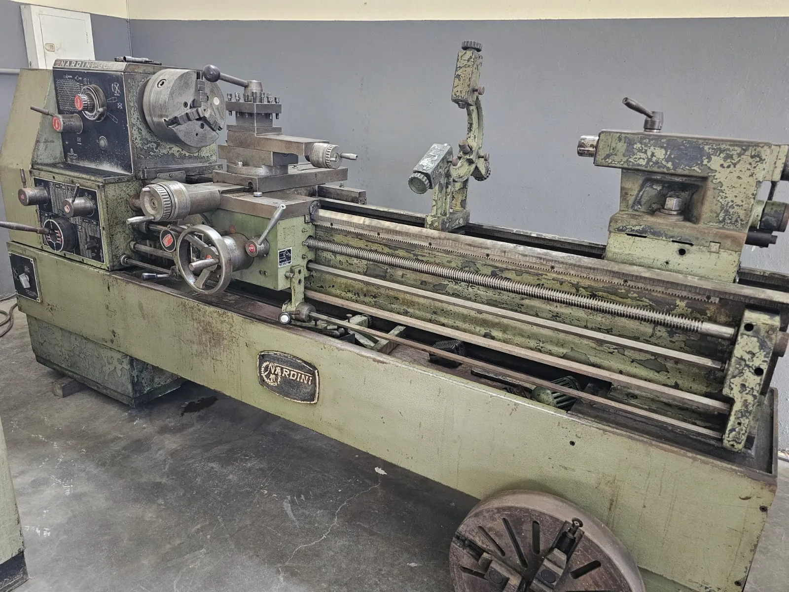 Torno Mecanico Nardini 300 III usado de 1.5mm - VENDIDO - Imagem 2
